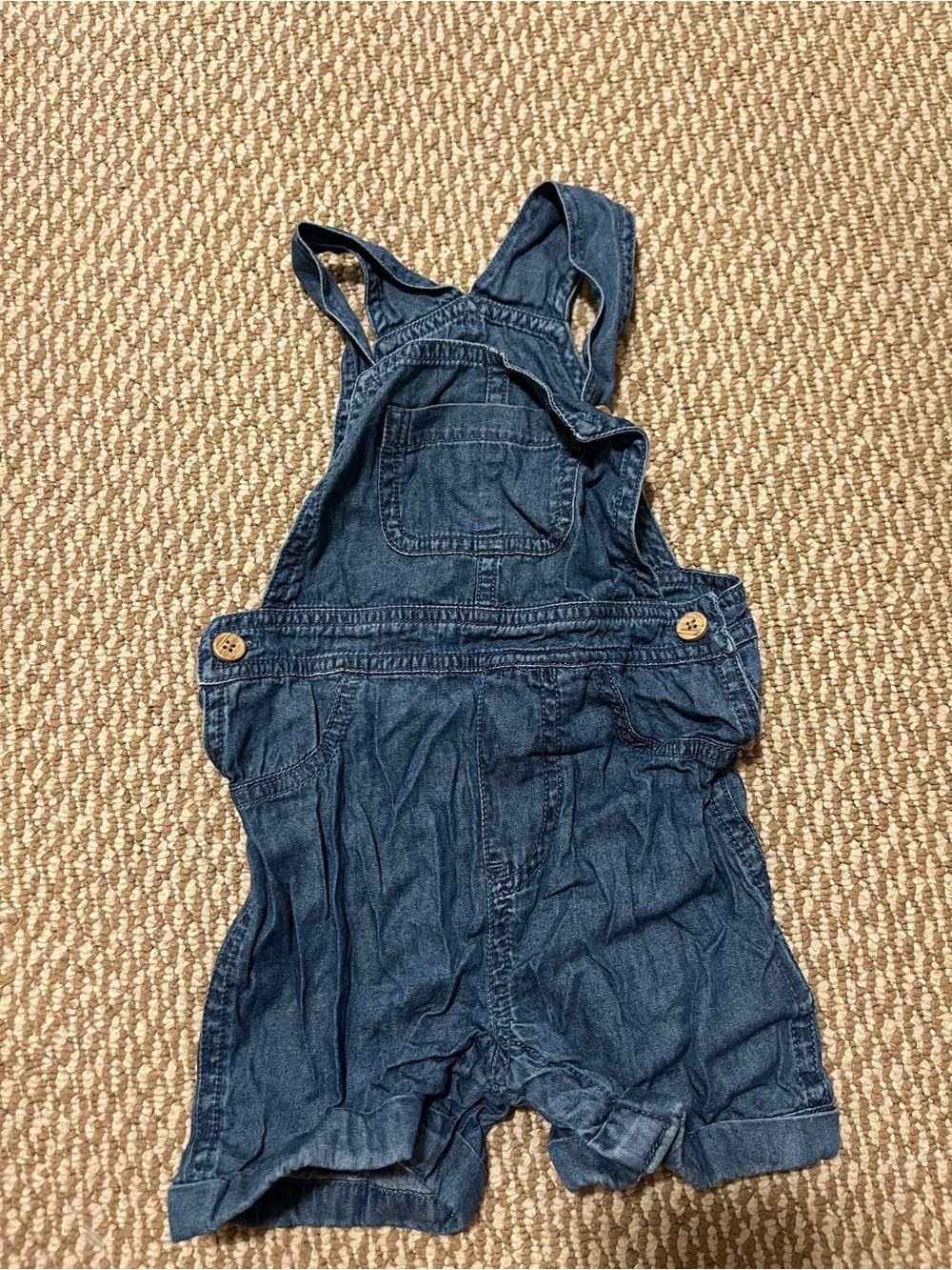 12-18m joe Fresh Dark Blue Denim Shortalls